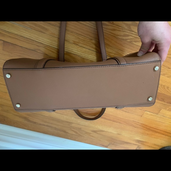 Authentic Brown/Tan Kate Spade Shoulder Bag Purse - Picture 3 of 7